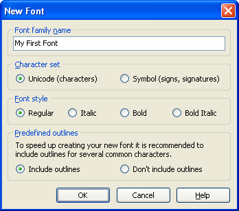 New Font